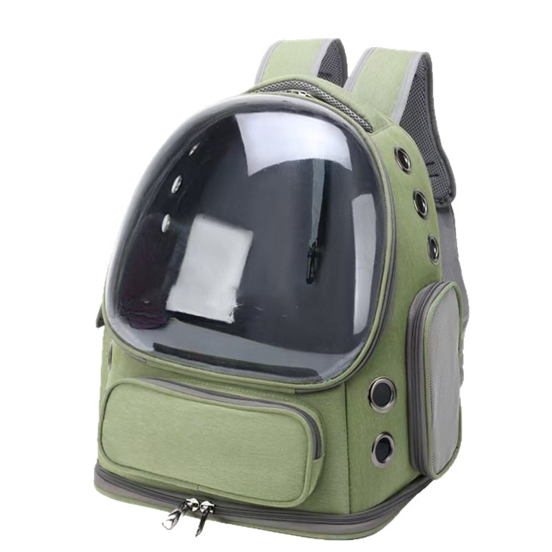 Transparent Pet Carrier Backpack with Ventilation