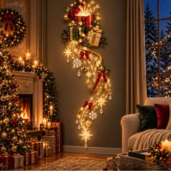 Noël Glow | Luminous Christmas Wall Decor