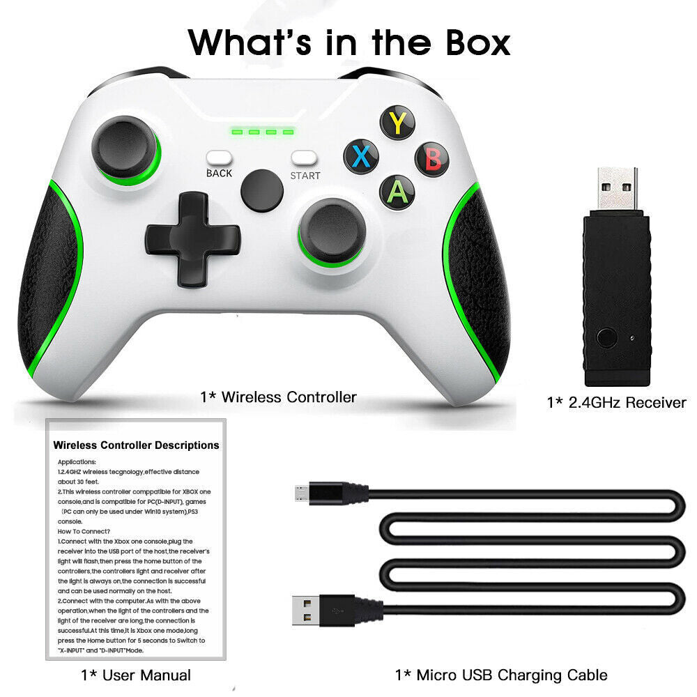 Wireless Controller for Xbox One & PC – 2.4GHz, Rechargeable