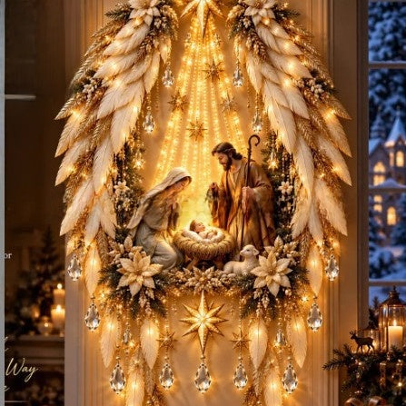 Noël Glow | Luminous Christmas Wall Decor