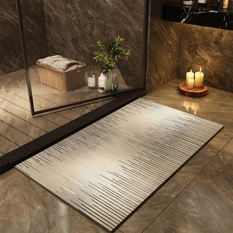 Quick-Drying Oval Diatom Bath Mat