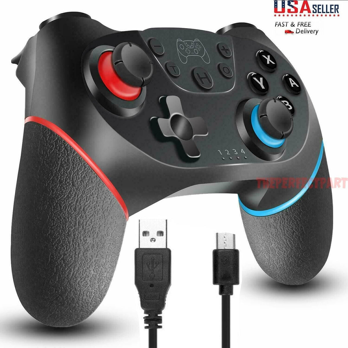 Wireless Pro Controller for Switch, Switch Lite & OLED – Turbo & Vibration
