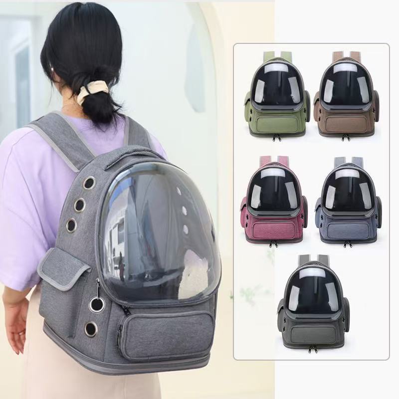 Transparent Pet Carrier Backpack with Ventilation