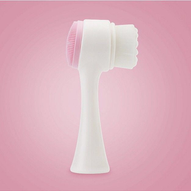 Pure Ritual | Double-Sided Silicone Facial Cleansing Brush