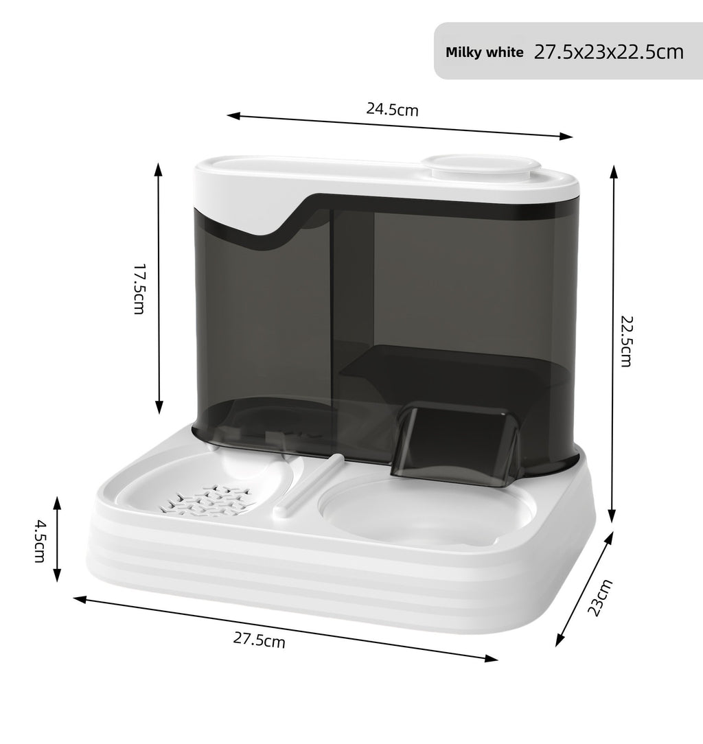 2-in-1 Automatic Pet Feeder & Water Dispenser