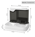 2-in-1 Automatic Pet Feeder & Water Dispenser