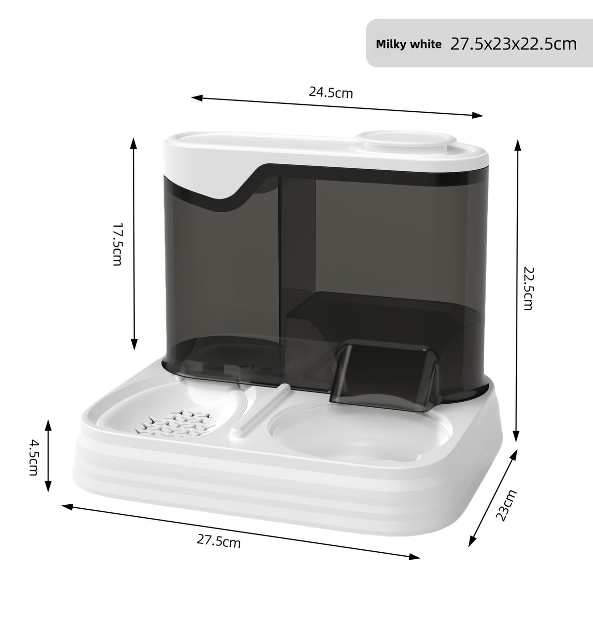2-in-1 Automatic Pet Feeder & Water Dispenser