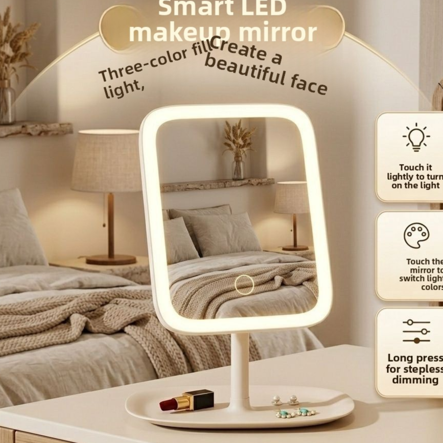 Lumière | Foldable LED Makeup Mirror