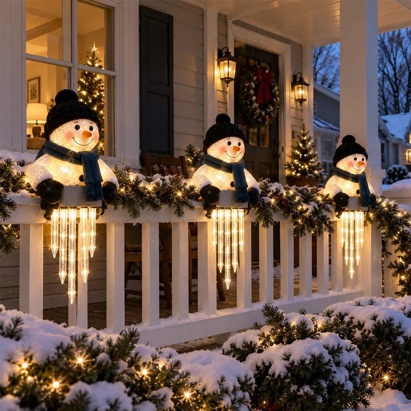 Battery-Operated Christmas Character Light Decor