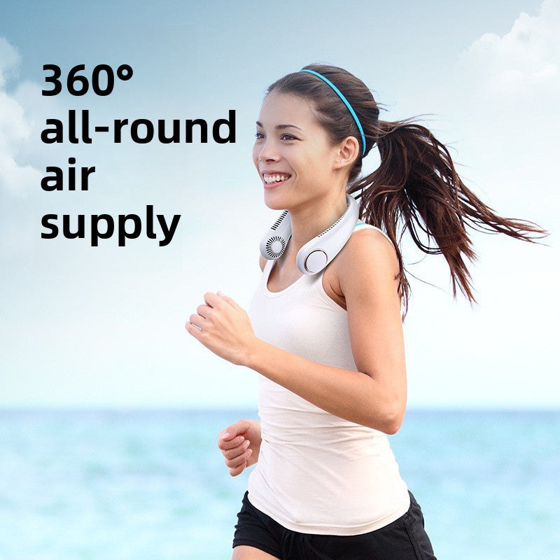 USB Rechargeable Hands-Free Neck Fan