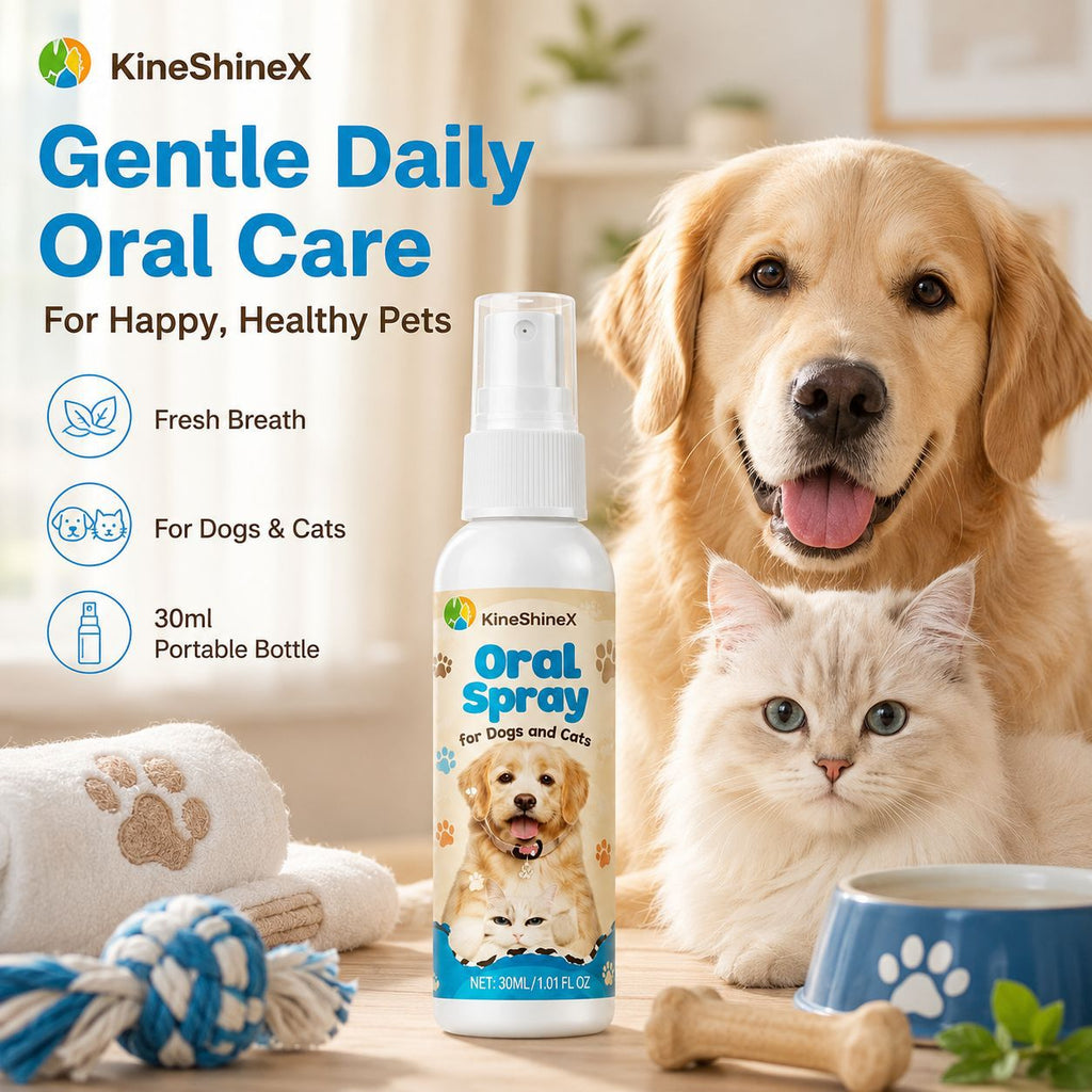 Pet Oral Care Spray for Dogs & Cats