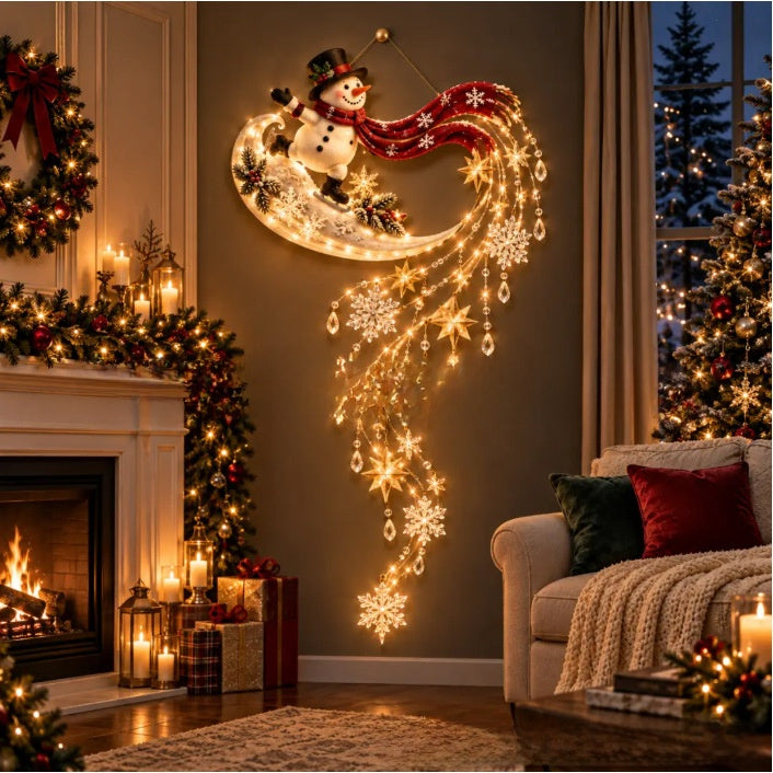 Noël Glow | Luminous Christmas Wall Decor