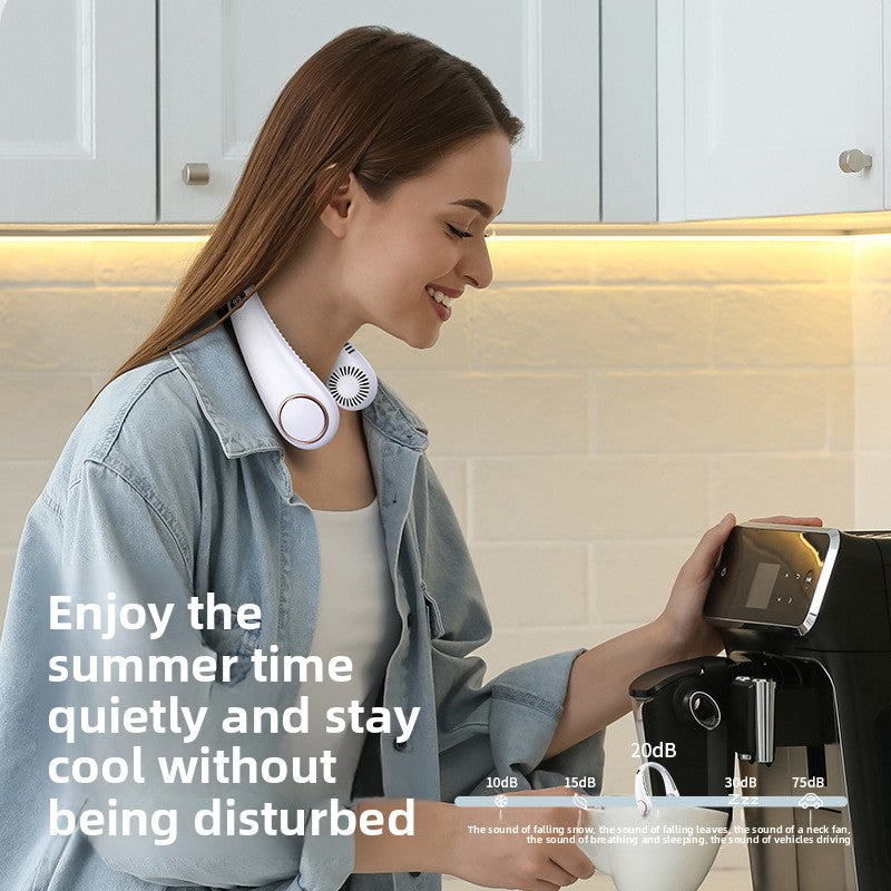 USB Rechargeable Hands-Free Neck Fan