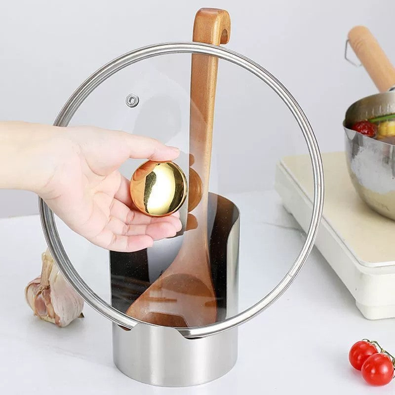 Kitchen Edit | Stainless Steel Pot Lid Rack