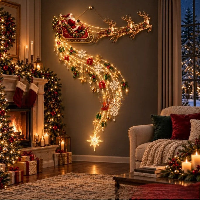 Noël Glow | Luminous Christmas Wall Decor