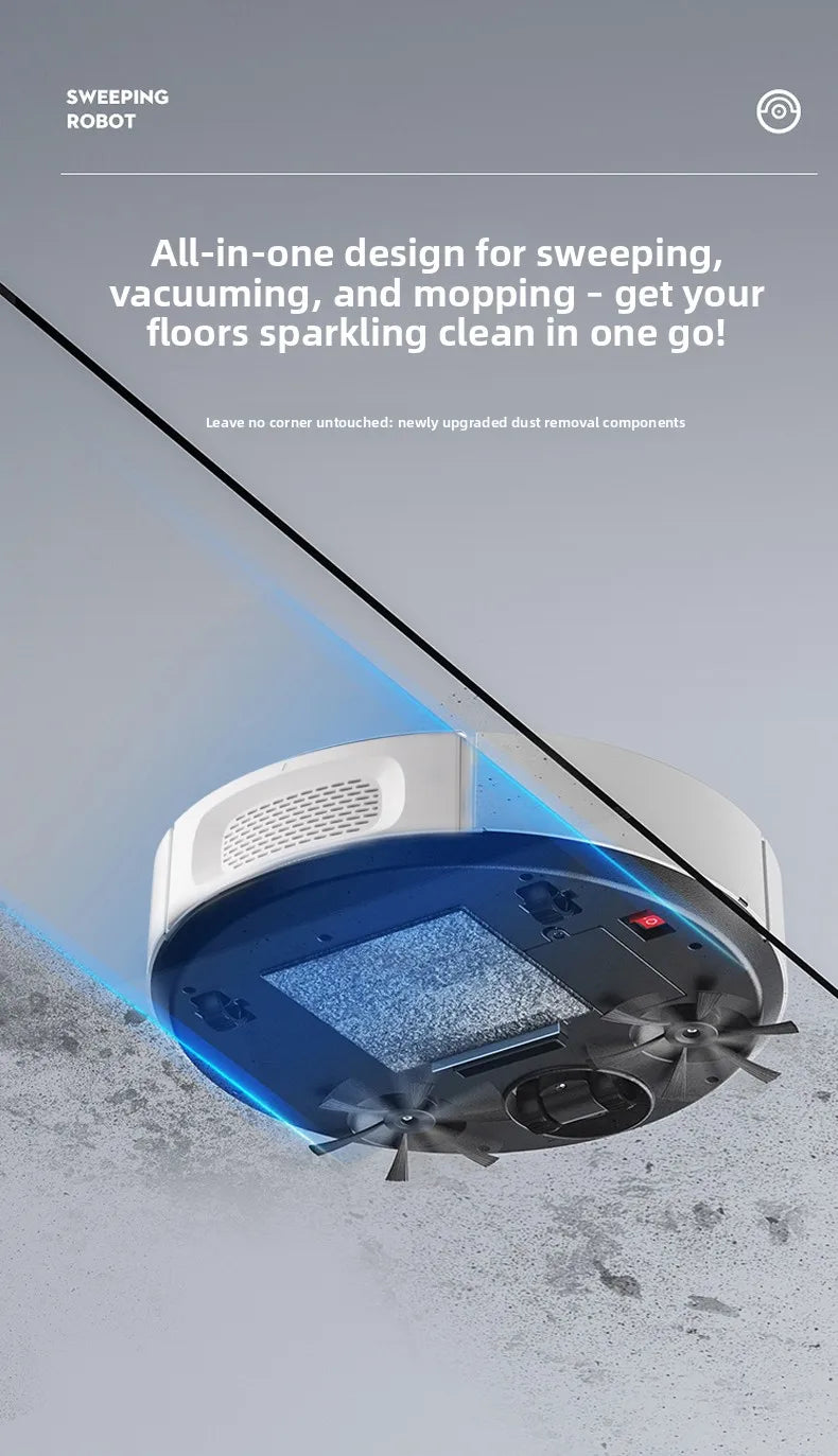 Smart Robot Vacuum — 3-in-1 Sweep, Vacuum & Mop, Self-Charging