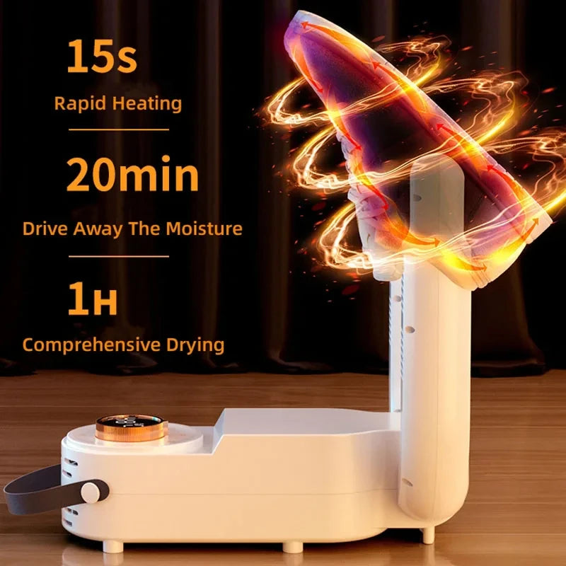 Portable Shoe Dryer — Warm Air Deodorizing Shoe Care