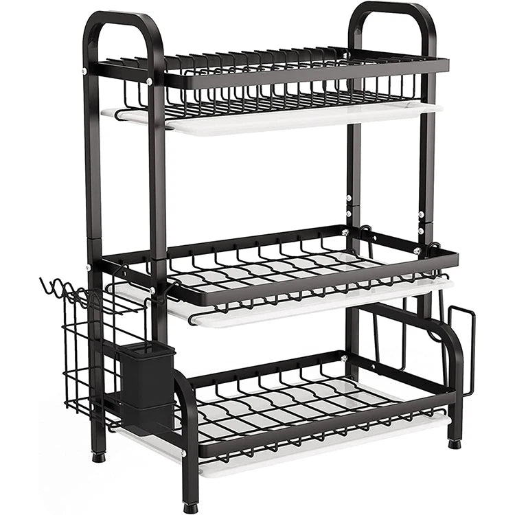Premium 3-Tier Stainless Steel Dish Drying Rack