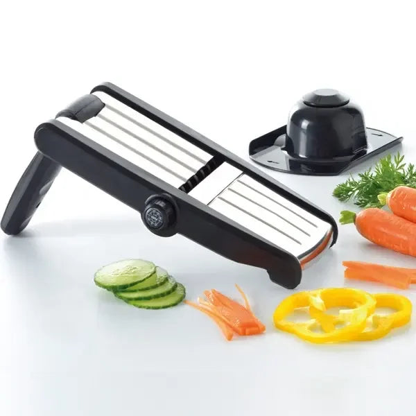 Premium Stainless Steel Vegetable Slicer & Spiral Chopper