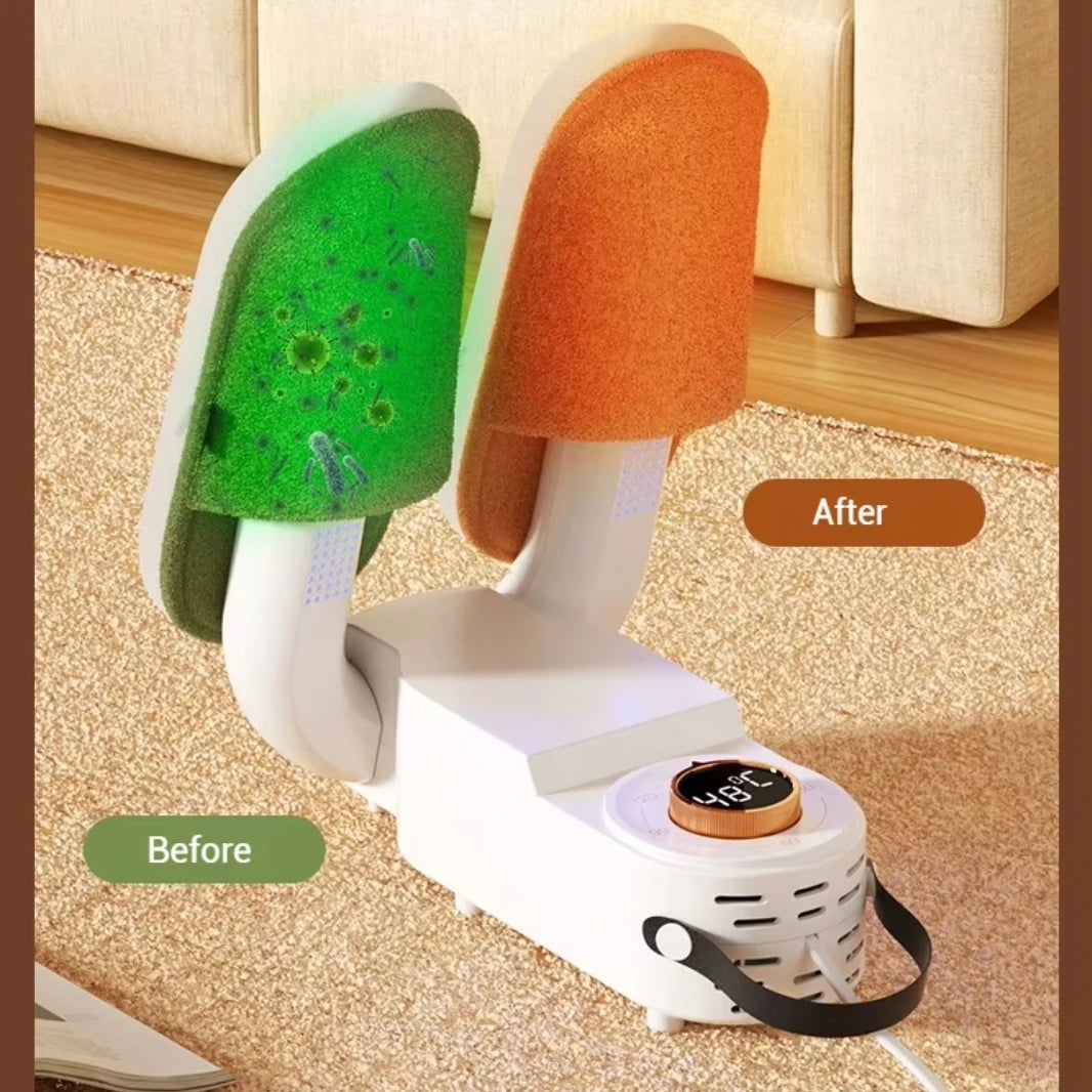 Portable Shoe Dryer — Warm Air Deodorizing Shoe Care