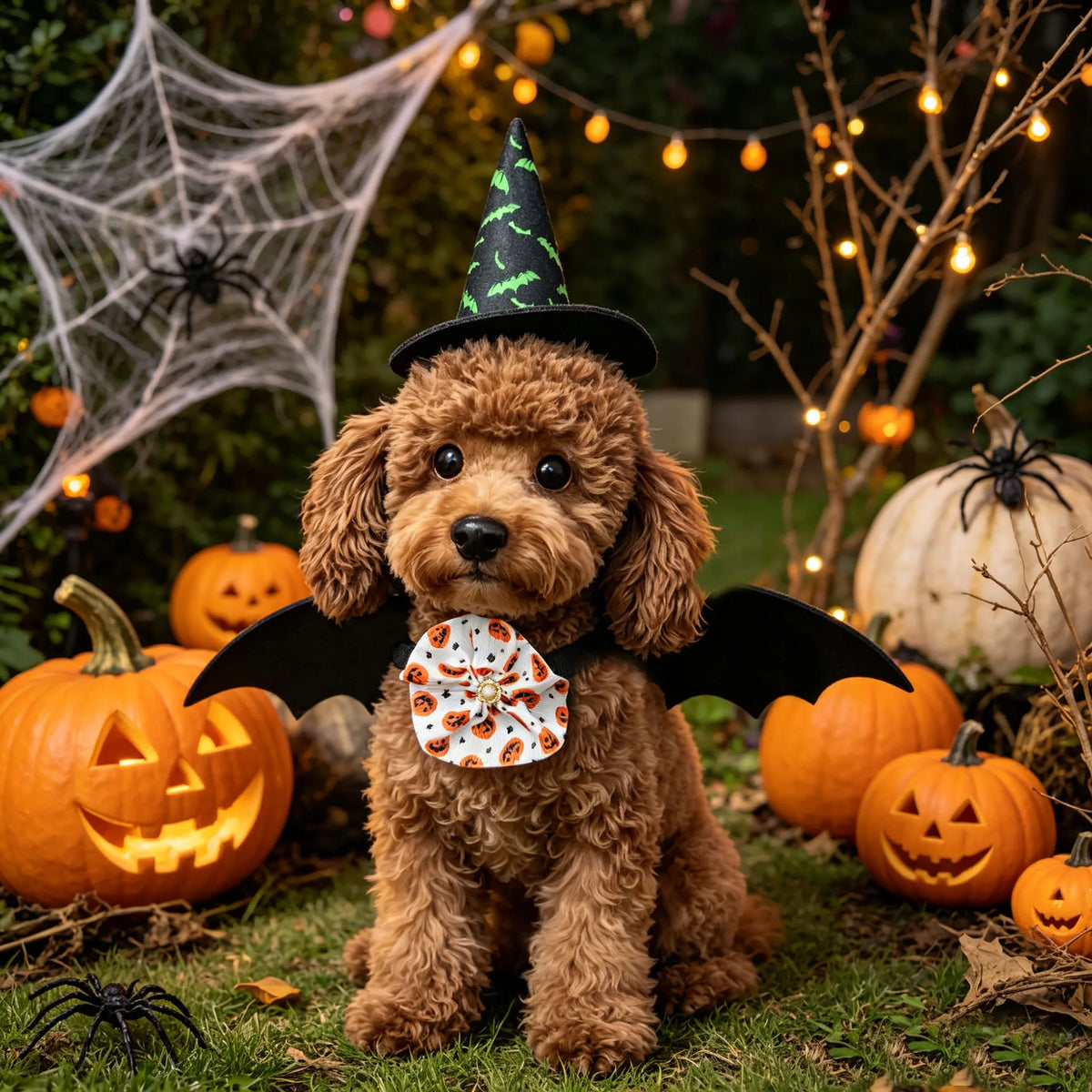 3-Piece Halloween Costume Accessories for Cats & Small Dogs