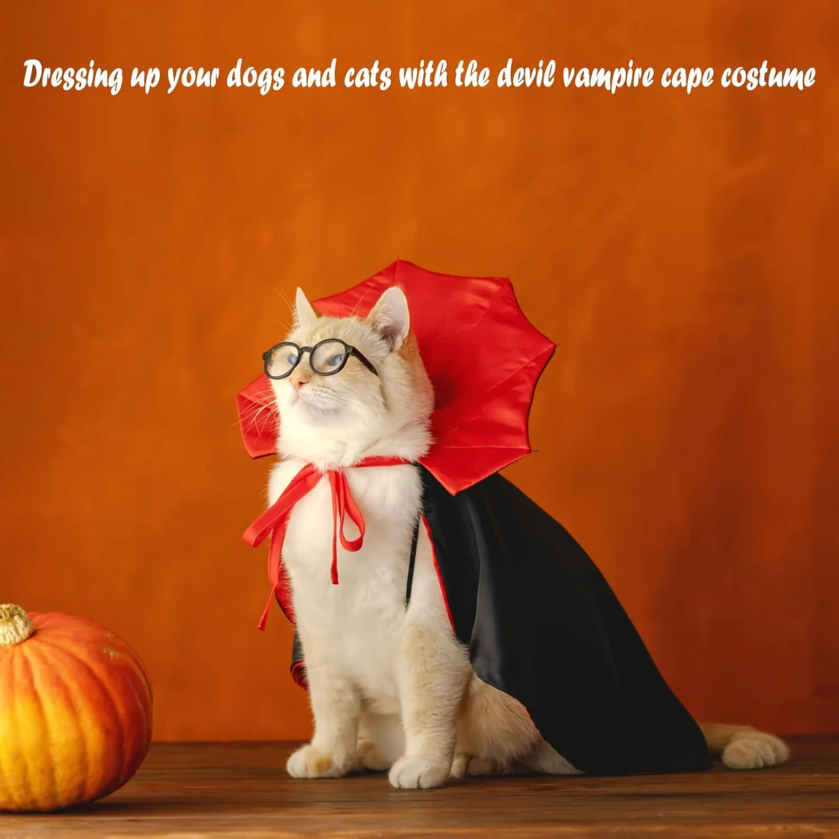 Vampire Cape Halloween Costume for Pets