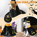 Spider Witch Cape & Hat Halloween Costume for Dogs