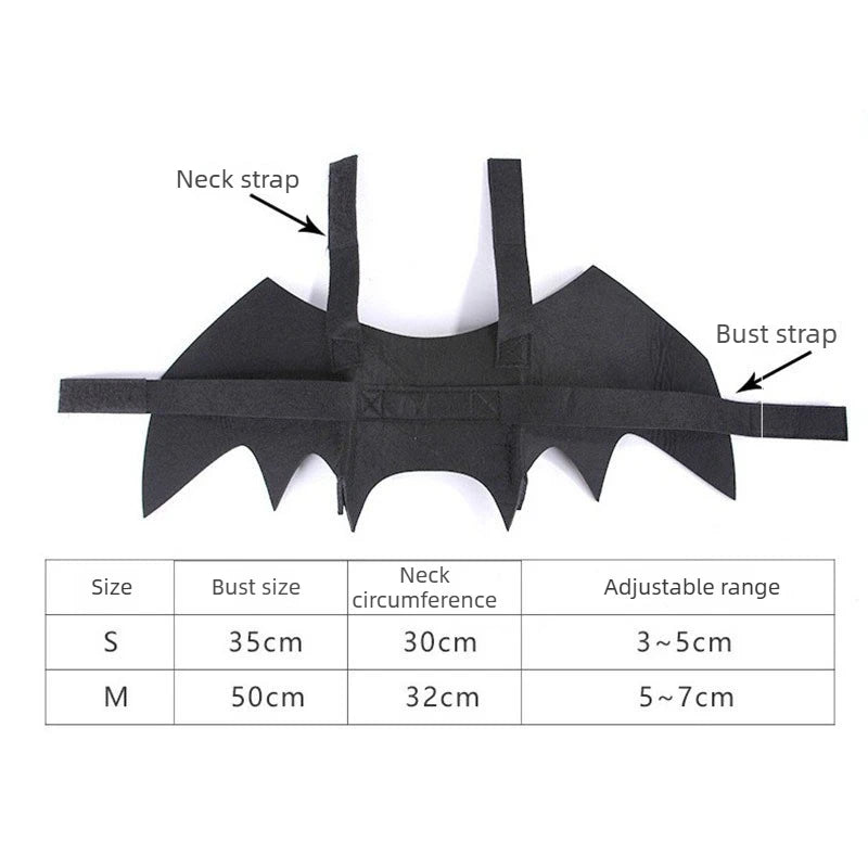 Halloween Bat Costume Accessory Set for Cats