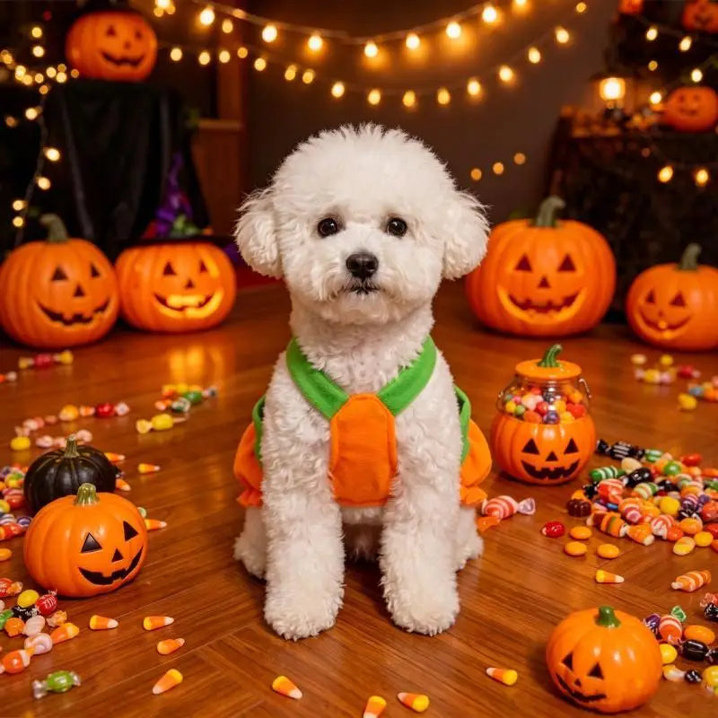 Pumpkin Halloween Costume for Dogs