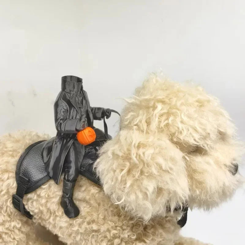 Headless Horseman Halloween Costume for Small Pets