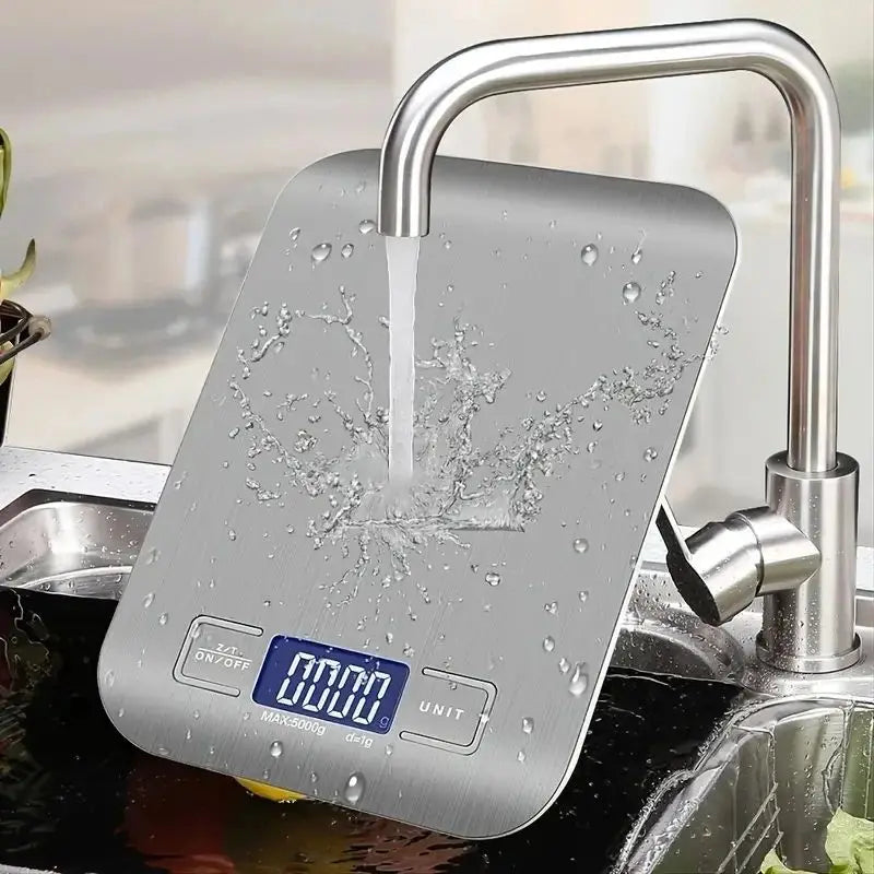 Digital Kitchen Scale | LCD Display, Stainless Steel, 10kg Capacity
