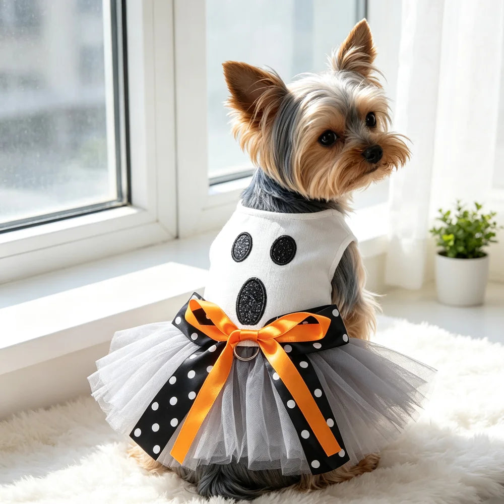 Halloween Tutu Dress for Small Dogs