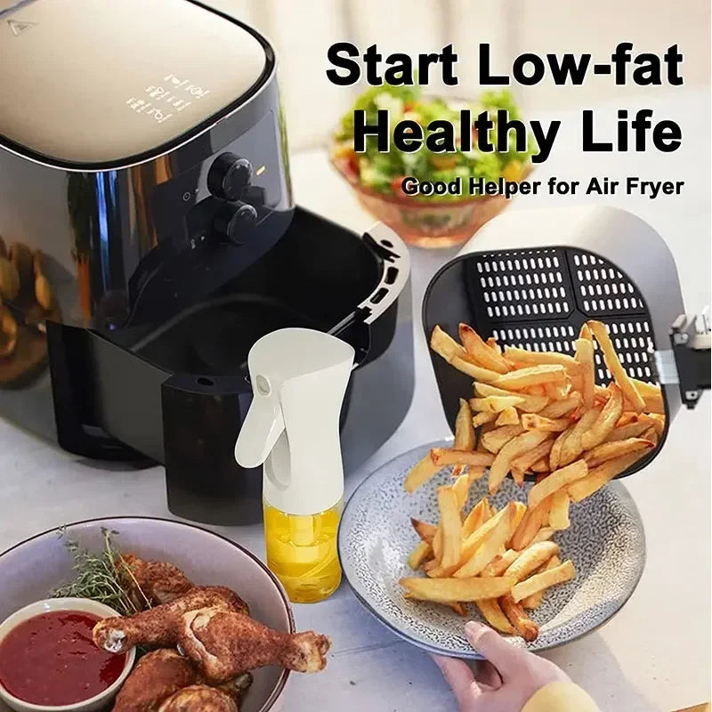 Oil Spray Bottle & Brush Set for BBQ, Baking and Air Fryer
