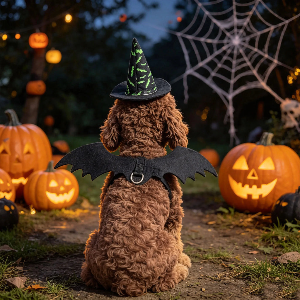 3-Piece Halloween Costume Accessories for Cats & Small Dogs