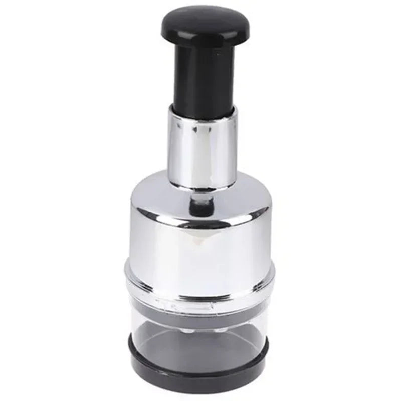 Stainless Steel Manual Garlic Press & Vegetable Chopper | Onion Cutter