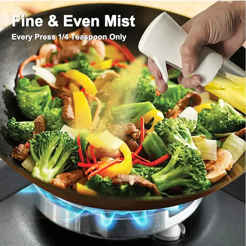 Oil Spray Bottle & Brush Set for BBQ, Baking and Air Fryer
