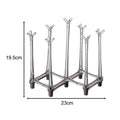 Adjustable 7-Cup Drying Rack – Retractable Space-Saving Mug & Bottle Organizer
