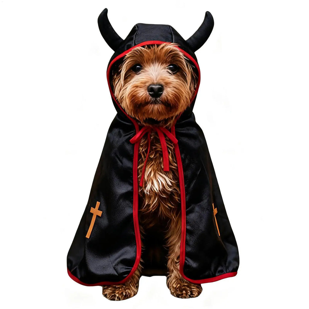 Pumpkin Cape Halloween Costume for Dogs