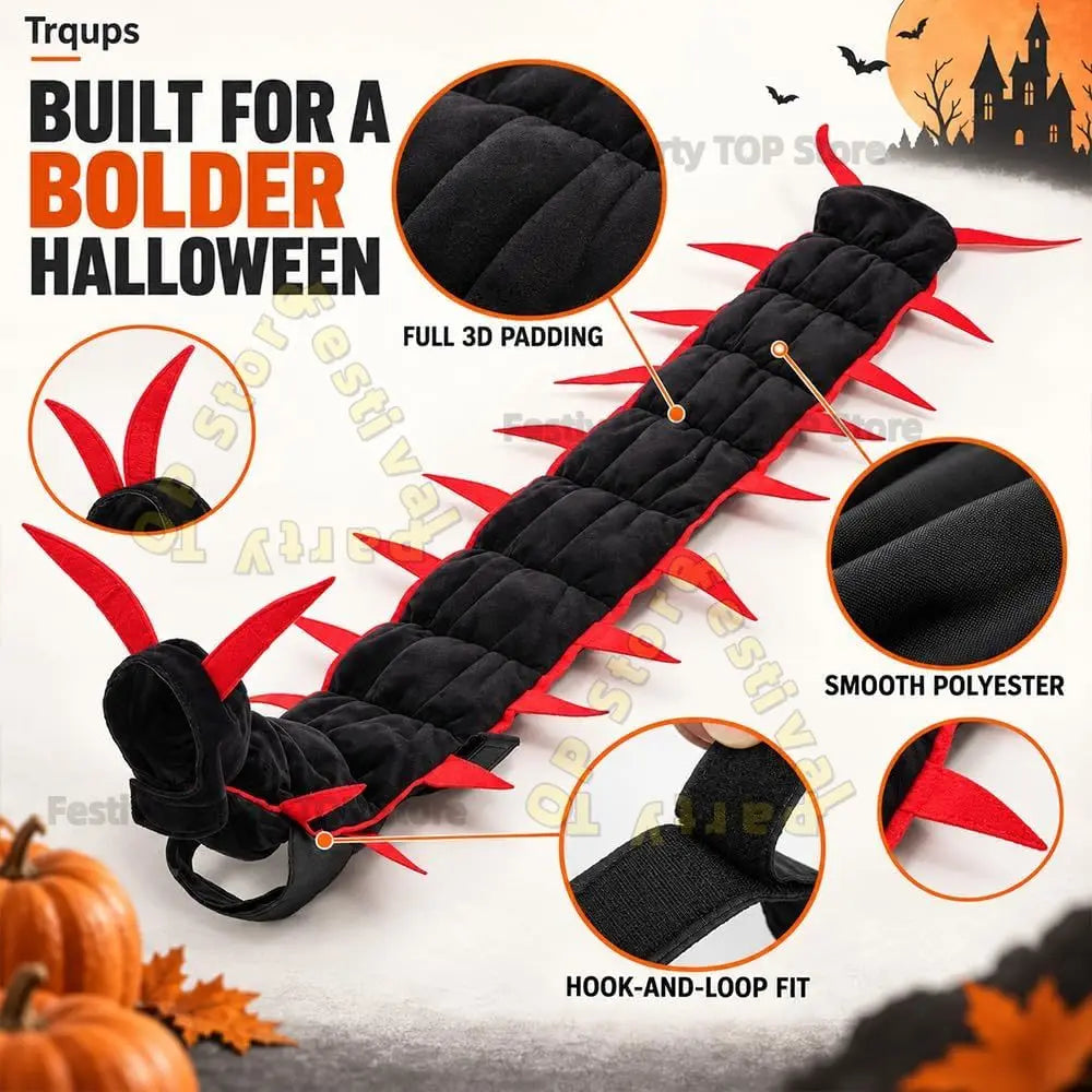 3D Centipede Halloween Costume for Cats & Small Dogs