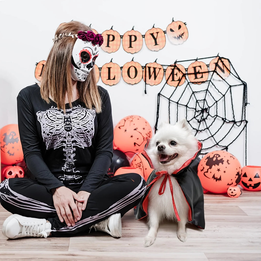 Vampire Cape Halloween Costume for Pets