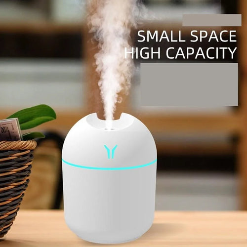 250ml USB Mini Humidifier & Essential Oil Diffuser with LED Light