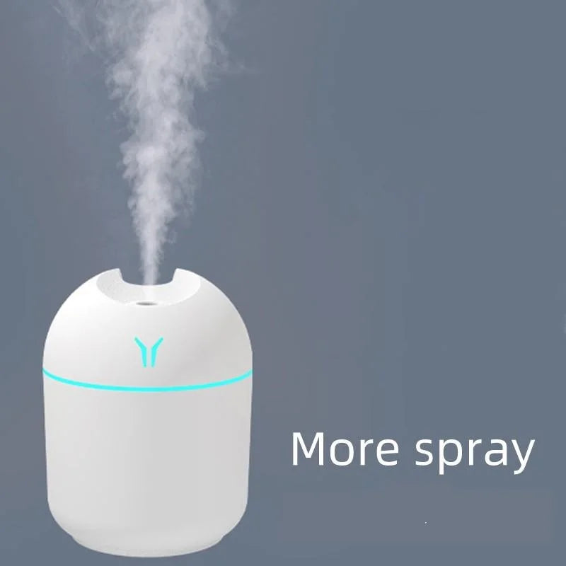 250ml USB Mini Humidifier & Essential Oil Diffuser with LED Light