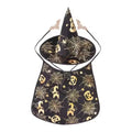 Black Halloween Cloak & Hat Costume for Pets