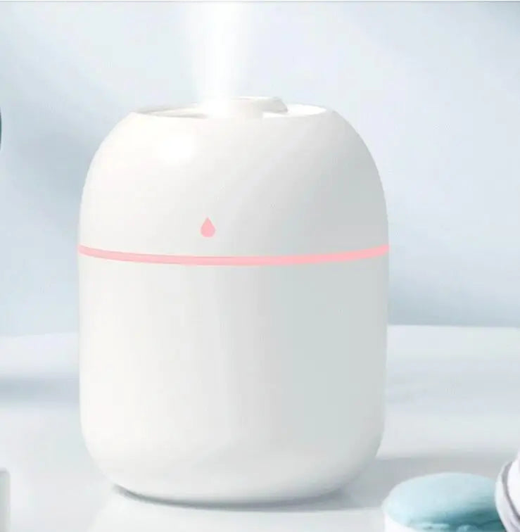 250ml USB Mini Humidifier & Essential Oil Diffuser with LED Light
