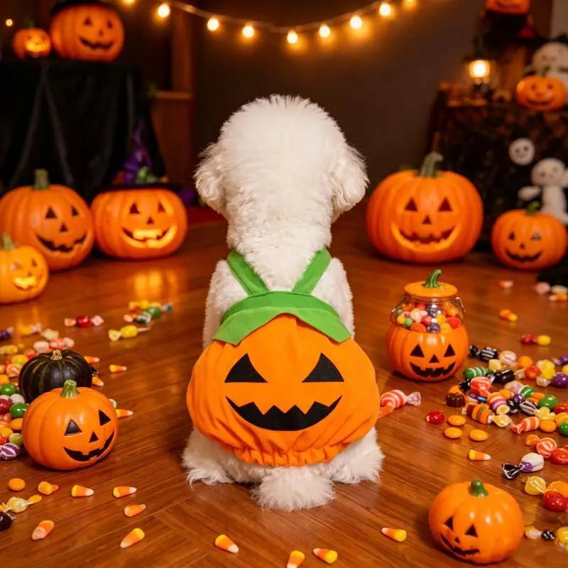 Pumpkin Halloween Costume for Dogs