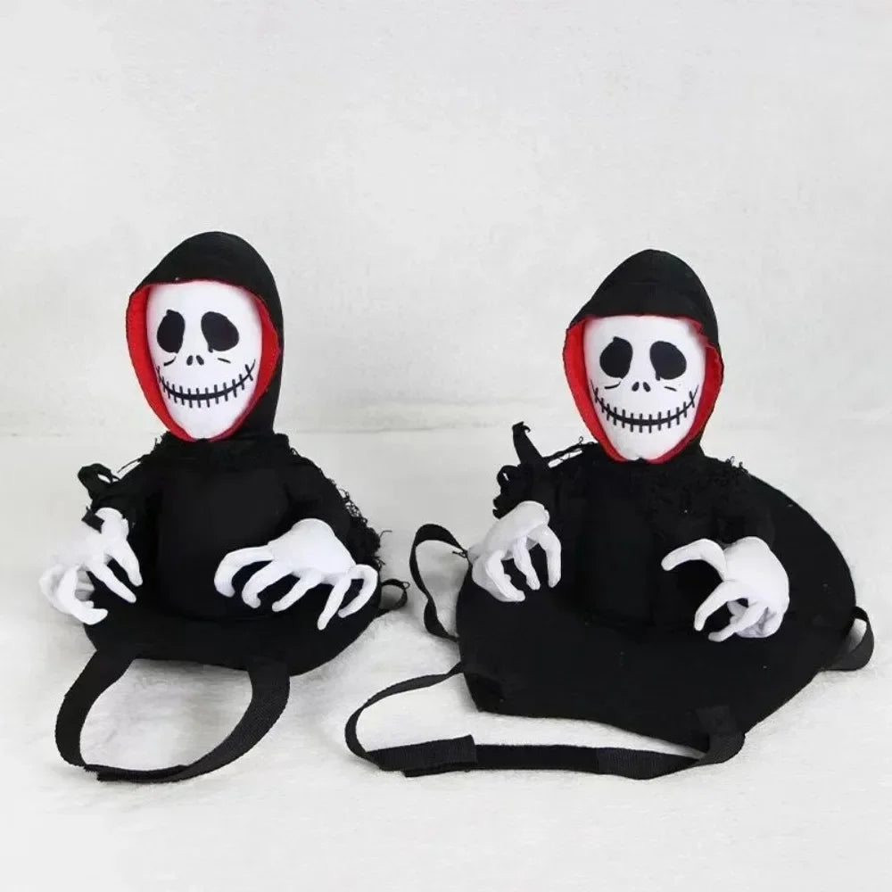 Grim Reaper Rider Halloween Costume for Dogs