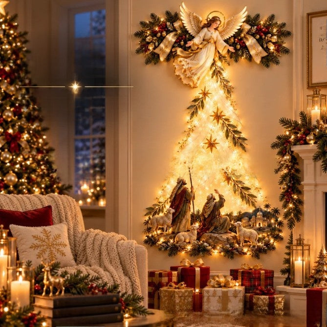 Noël Glow | Luminous Christmas Wall Decor