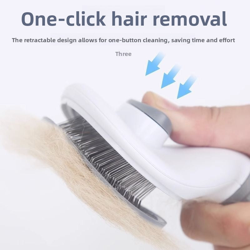 Oval Pet Grooming Comb for Dogs & Cats