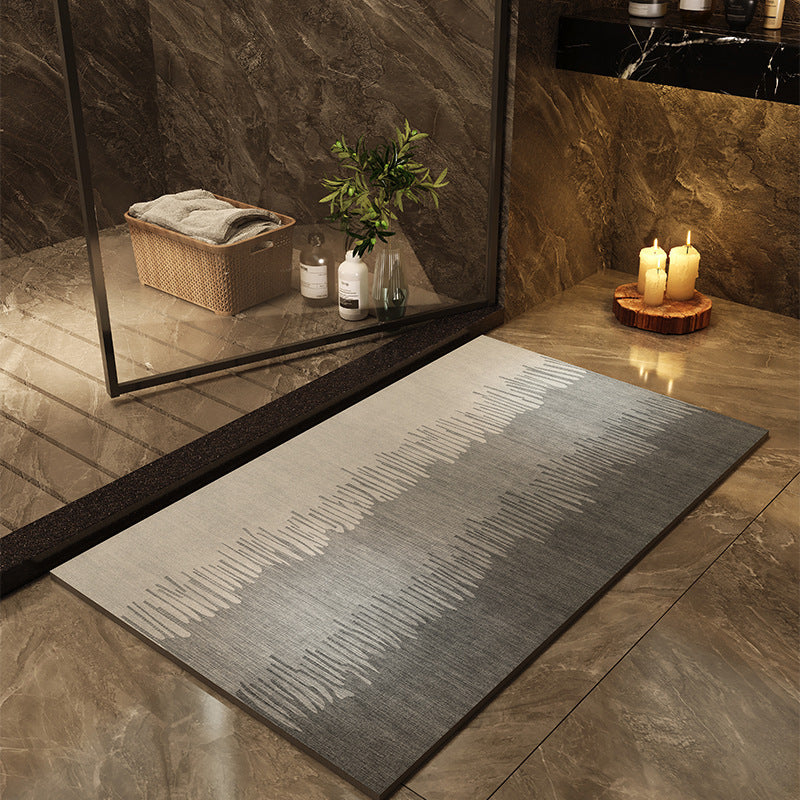 Quick-Drying Oval Diatom Bath Mat