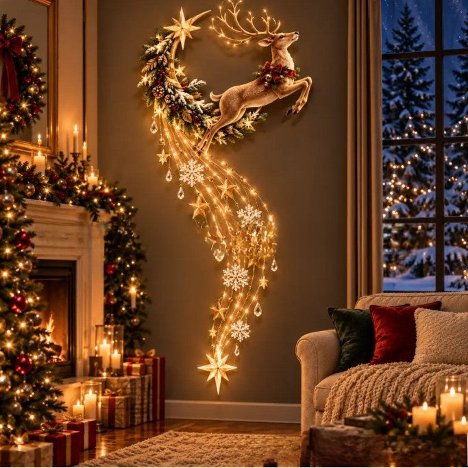 Noël Glow | Luminous Christmas Wall Decor